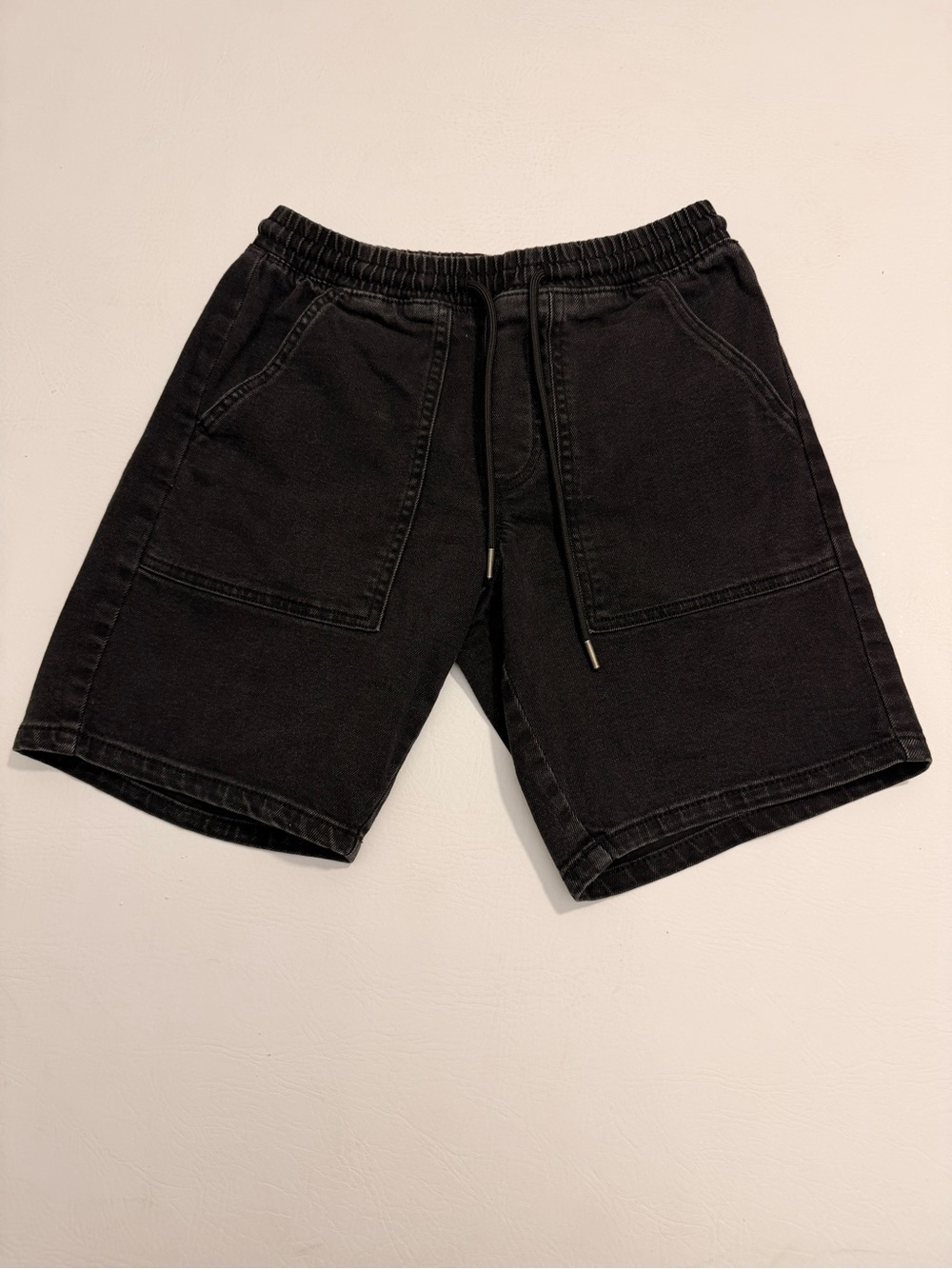 C&C California Black‎ Elastic Drawstring Utility Shorts Size Small